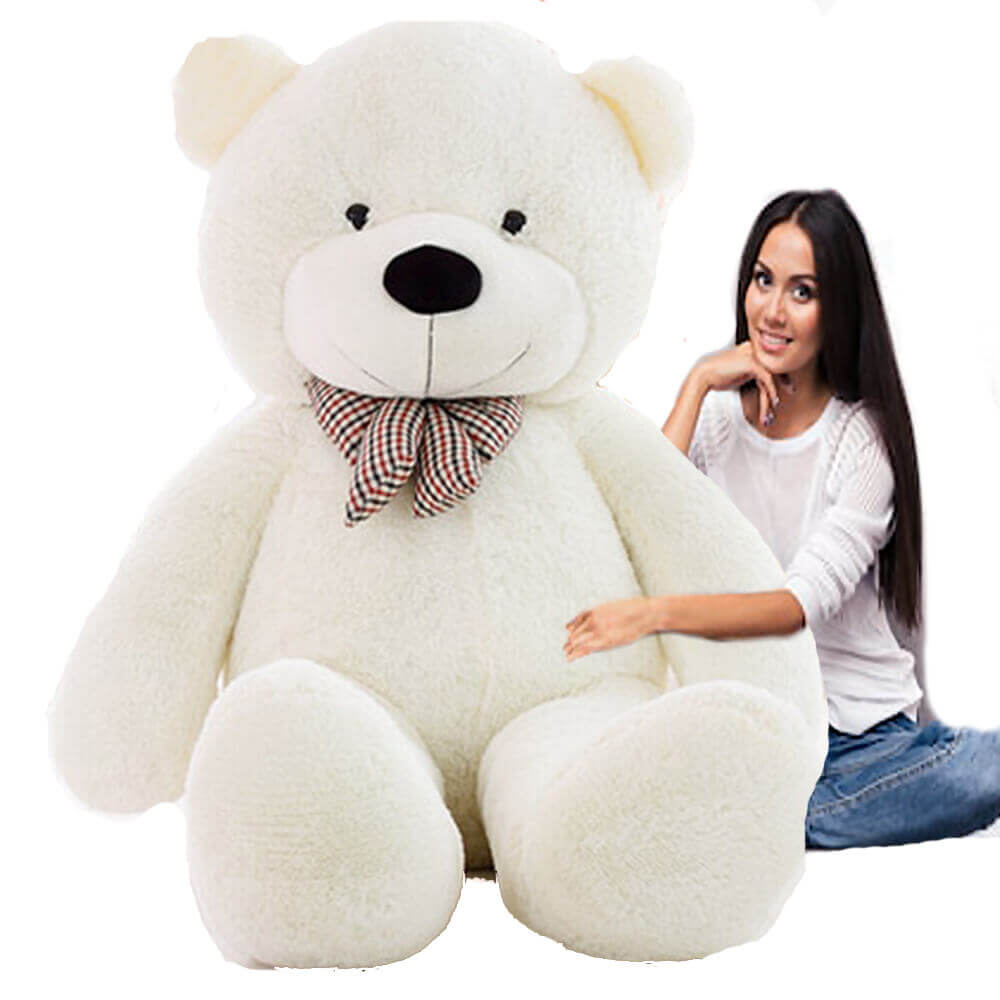 Giant-White-Teddy Bear-6ft-7ft