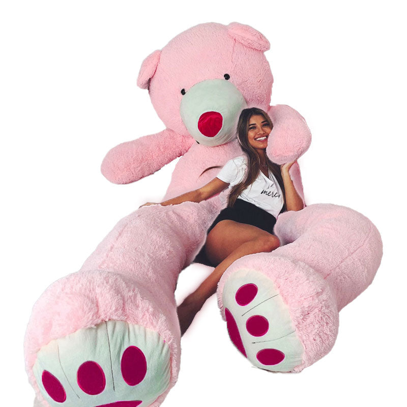 pink giant teddy bear 6ft